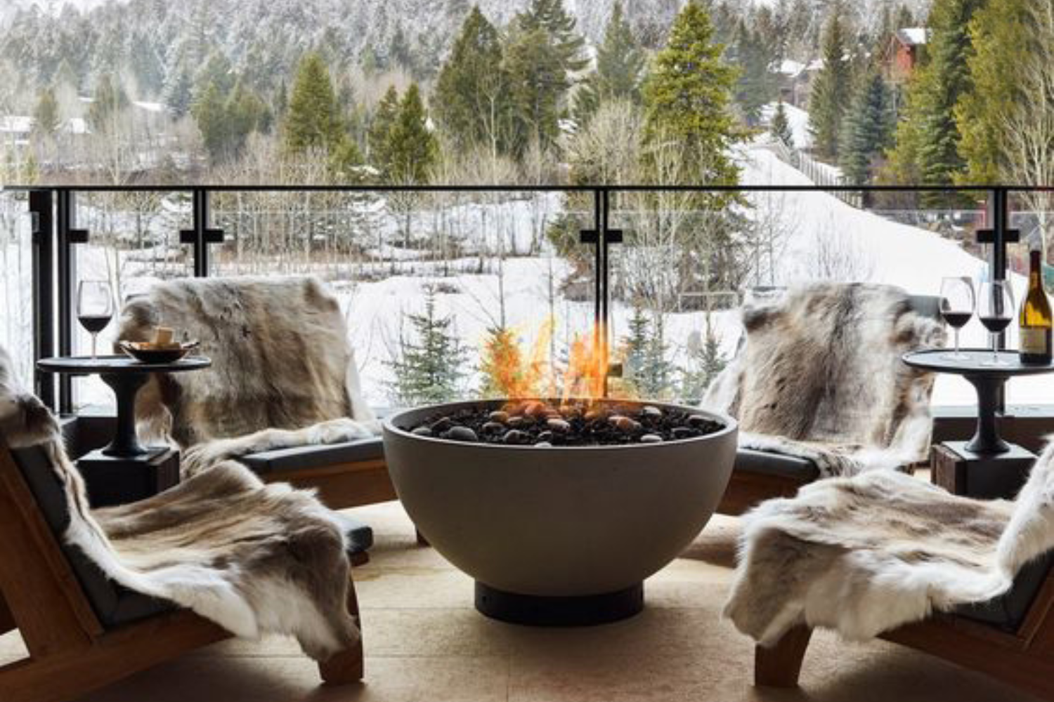 Bike Riders on Mountain-side.